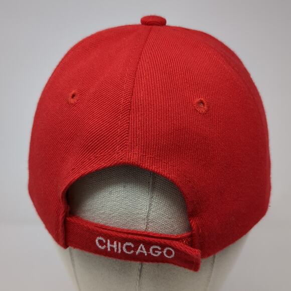 Chicago Strapback Baseball Cap Multi One Size Adjustable Embroidered 6 Panel - Picture 7 of 10
